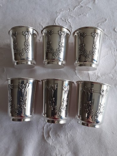 Versilberte becher vintage - becher,