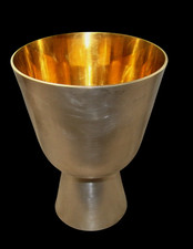 Doppelbecher Pokal vergoldet