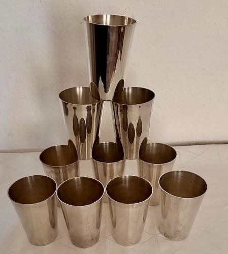 Versilberte trinkbecher - 10,