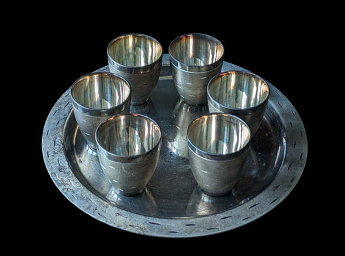 Antike schnapsbecher mit - antike,