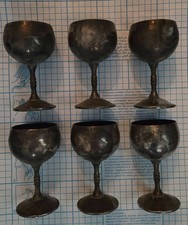 6 x Valero Silver Plated