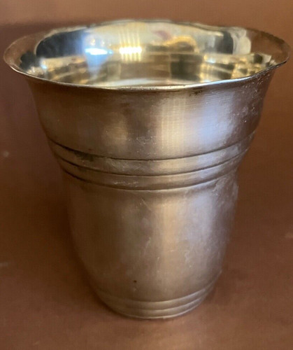 Alter becher versilbert - alter,