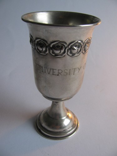 Silber becher university - silber,