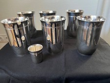 Trinkbecher/ Vasen  versilbert