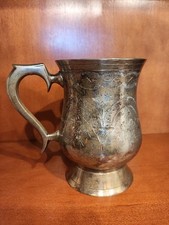 Silberkrug Becher Henkelkrug