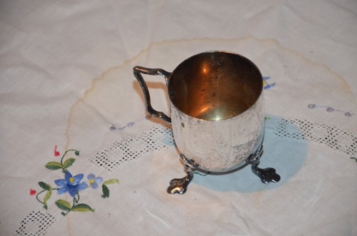 Becher versilbert england alt - england,