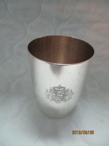 Kelch becher versilbert - kelch,